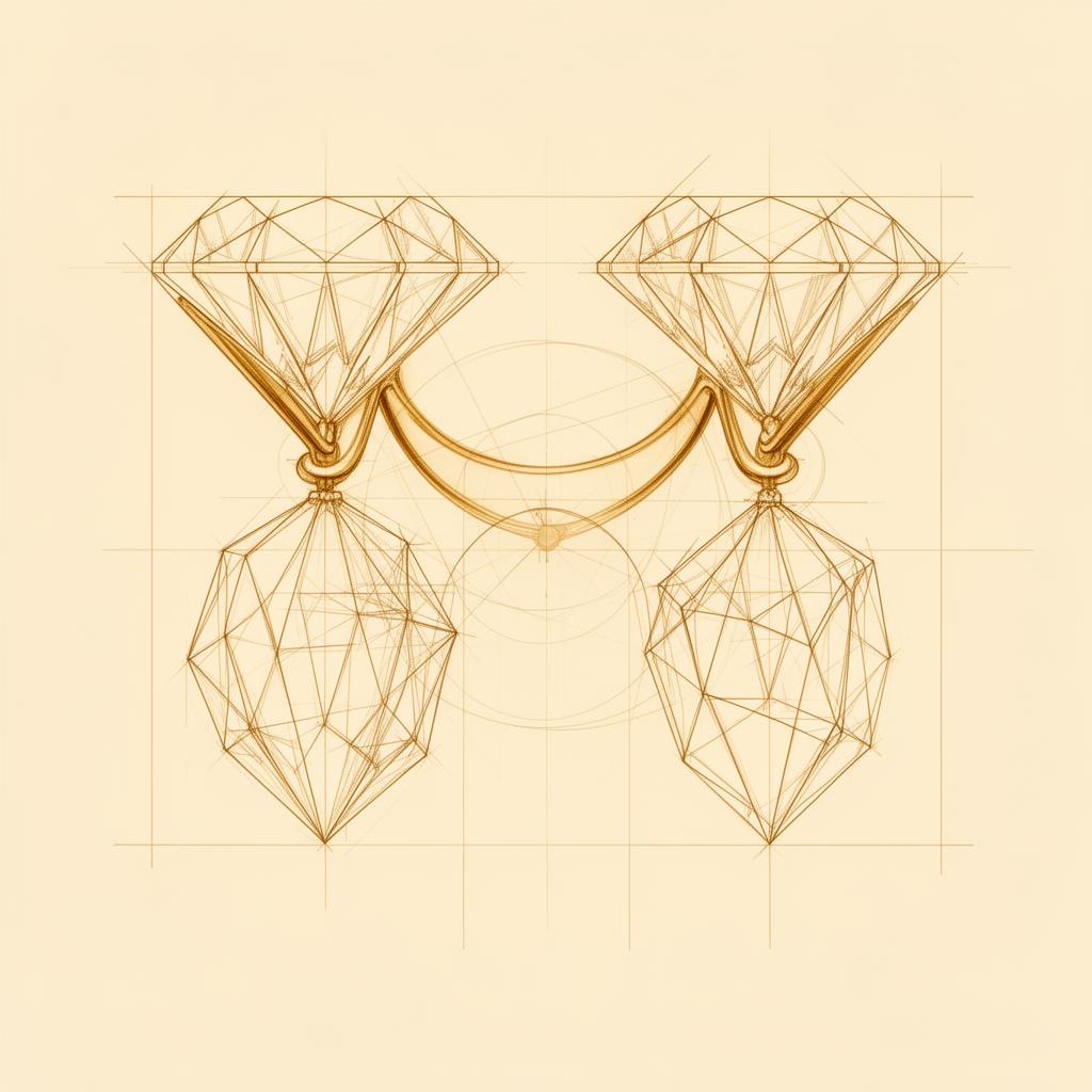 Diagram of how Core Group Jewelry's manufacturing, distribution, and retail arms connect